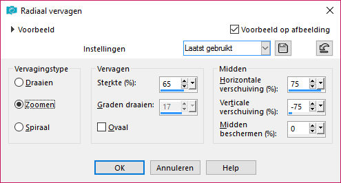 vervagen